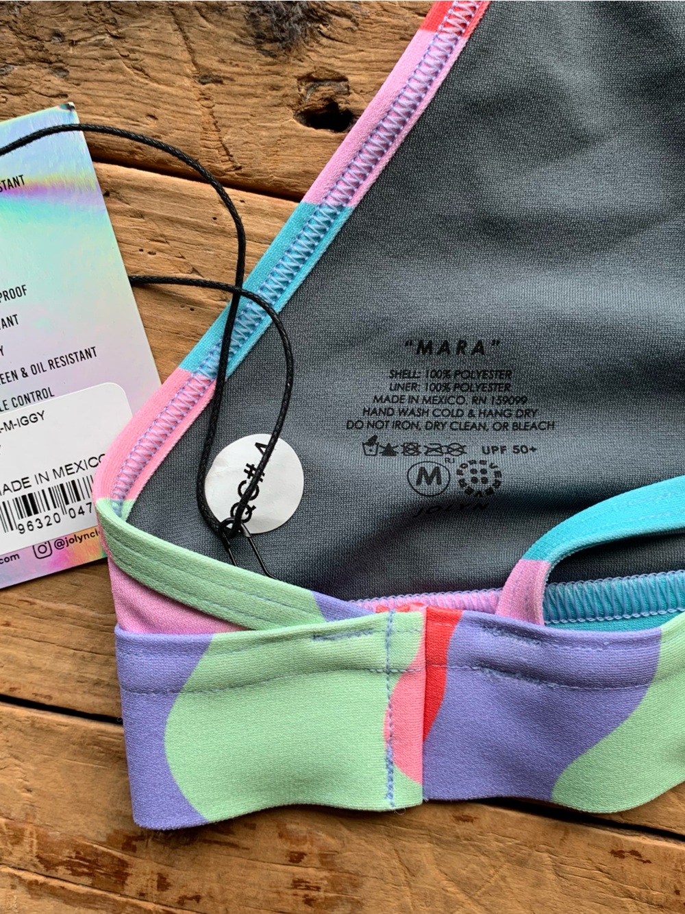 Jolyn “Mara” Swim or Yoga Top - Picture 2 of 2